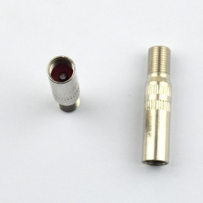 Three Size Tire Stem Extensions with Covers, Screw-On Metal Stem Adapter Set for Direct Stem Access in Tire Inflation and Pressure Checks