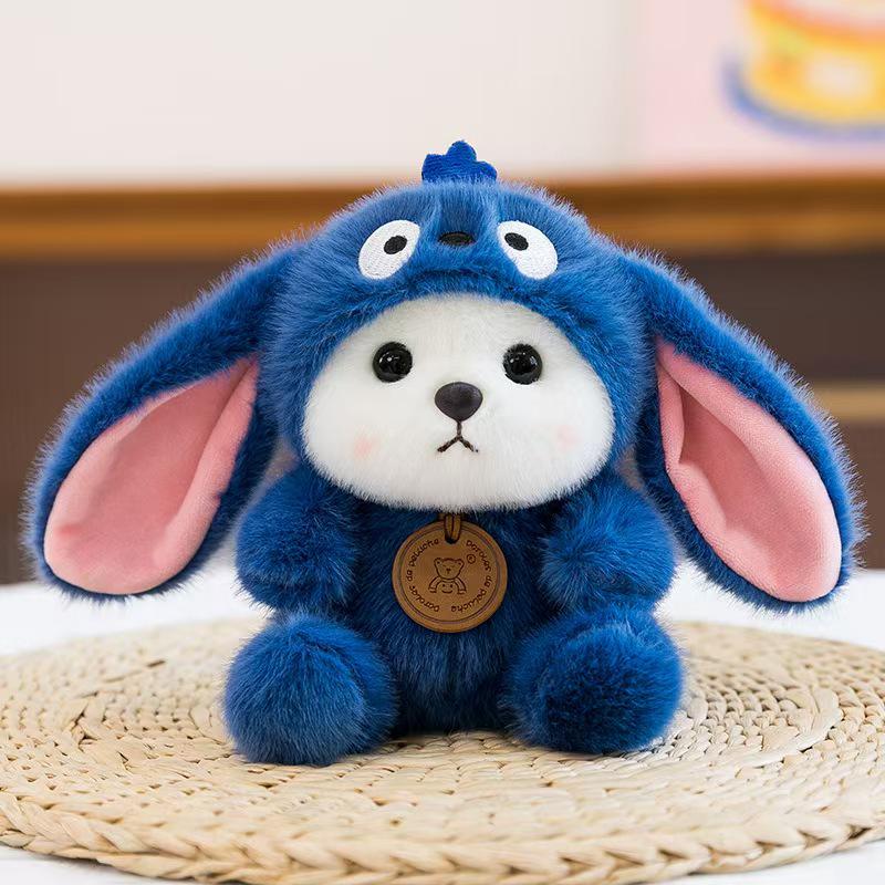 Xiang Dundun Happy Land Raccoon Plush Doll - Cute Trendy Desktop Companion