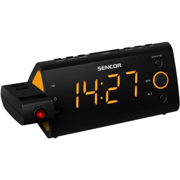 Sencor Noir/Orange Src 330 Or - Radio-Réveil - Image 3
