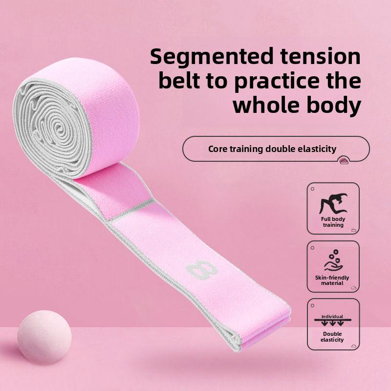 Yoga Stretch Band Open Back Shoulder Fitness Women Resistance Training Equipment Segmental Digital Stretch Band Tension Rope
