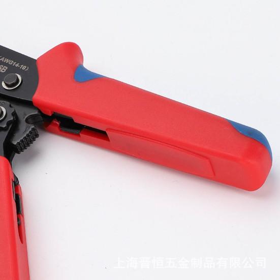 Ratcheting Crimping Pliers Electrical Crimper Tool Ergonomic Handle Design Self-Adjustable Portable Crimper Tool Wire Spade Connector