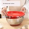 Mixing Bowl Eco-friendly Rust-proof Stainless Steel Mirror Finish Stirring Bowl