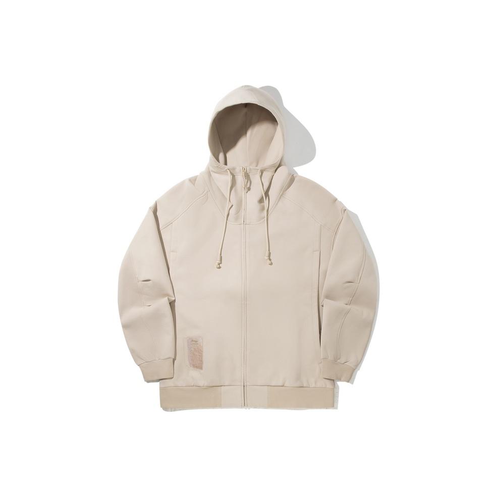 Li Ning Kung Fu Series Warm Hooded Cardigan Sweatshirt Men Sweatshirt AWDVB79-3