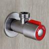 Large Flow Drain Hot And Cold Angle Valve Stainless Steel Water Heater Faucet  Kitchen