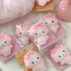 8CM Sanrios My Sweet Piano Plush Keychain My Melody Backpack Pendant Kawaii Mini Piano Sheep Bag Pendant Decoration Girl Gift