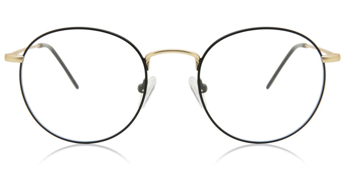 

Full Rim Round Black Smartbuy Collection Adora Asian Fit 938f Fashion Unisex Eyeglasses Black/51