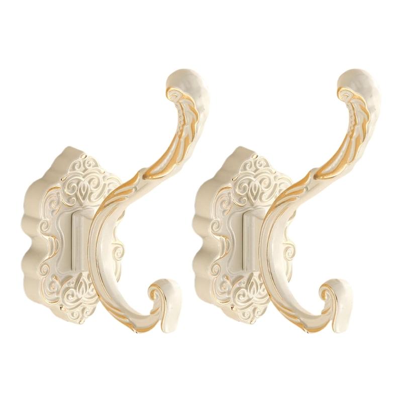 Nordic Styles Without Drilling Over Door Hook Alloy Rustproof Hanger for Coat Bags Towels Bathroom Storage
