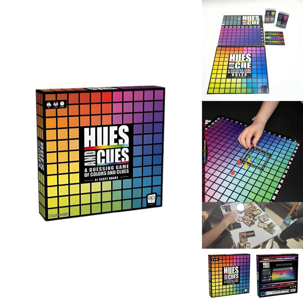 Hues And Cues A Guessing Game Of Colors Clues Toy With Plastic Material For Kids And Adults