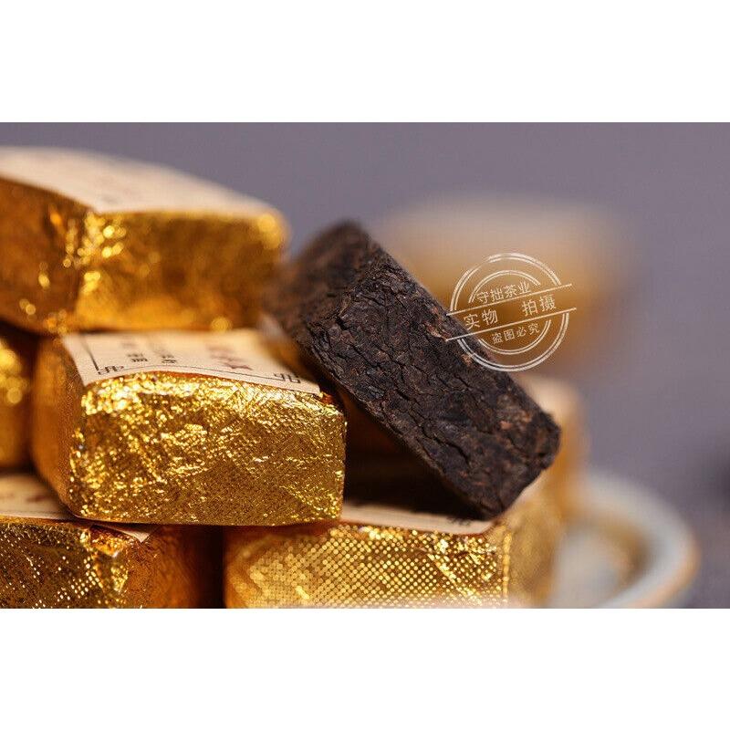 500g Yunnan Pu'er Tea Leaves Small Golden Brick Mini Small Tuo