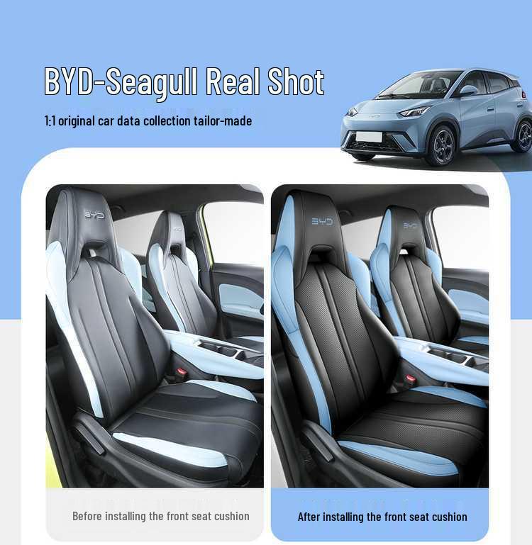 BYD Seagull Seat Covers: Full Coverage Cushions for Vibrant/Free Edition