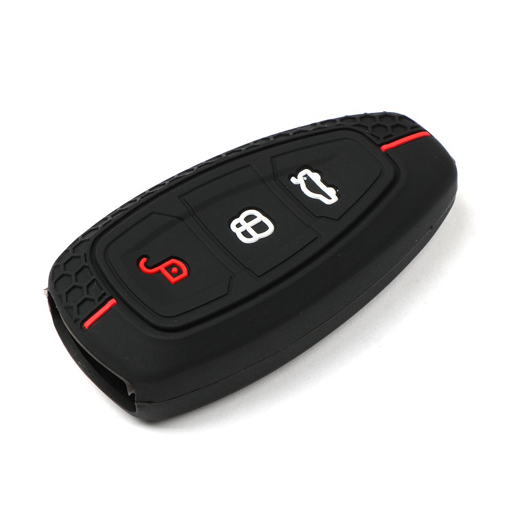 3 Button Key Cover For Ford Transit Custom Mondeo Fiesta Kuga ST Line MK3 Focus 3 Station Wagon Ecosport Case Key Protection