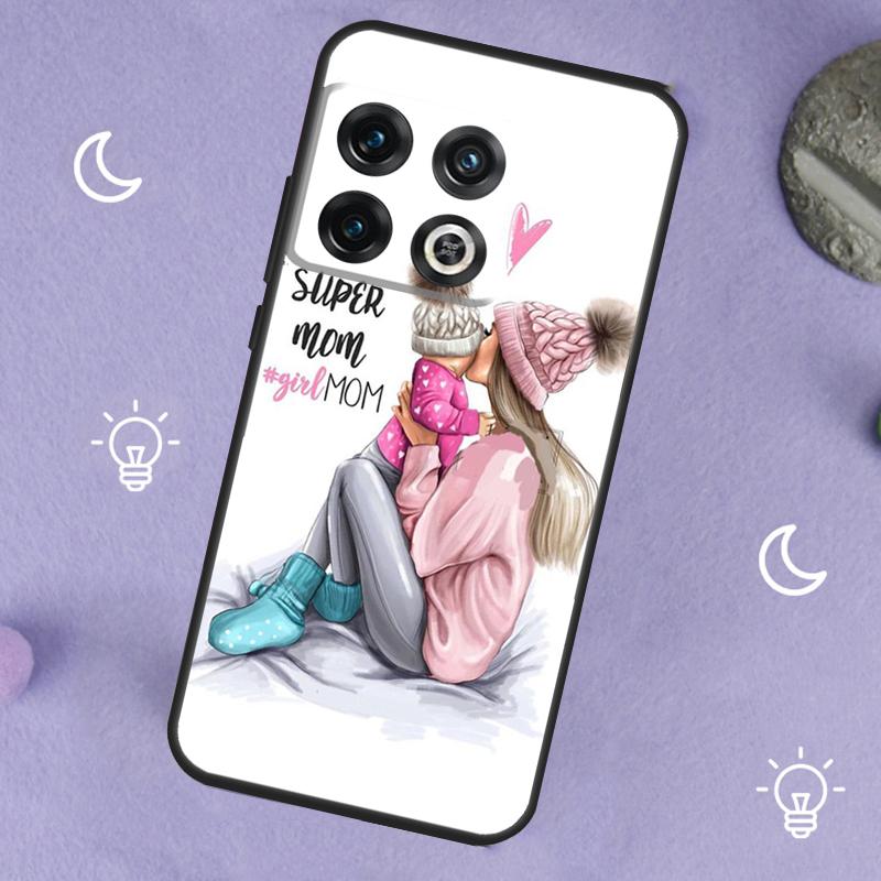 Baby Mom Daughter Girl Son Dad Case For OnePlus 13R 12R 10R 13T 15 13 12 11 8T 10T Nord CE 4 3 2 Lite N20 N30 Nord 5 Cover