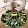 Teenage Mutant Ninja Turtles,TMNT Chair Mat Round Rug Office Carpet, Machine Washable, Non Slip, Suitable for Living Rooms, Bedrooms