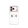 Bear and cat are suitable for iPhone17promax mobile phone case Apple 16pro new 15pro niche 16 leather.