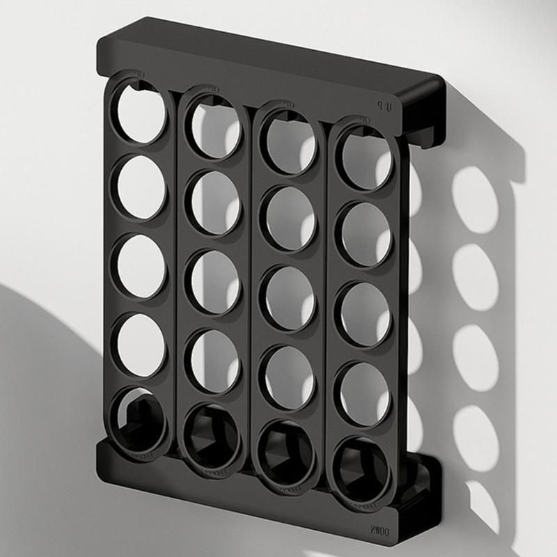 Space Saving Coffee Capsules Storage Rack Multifunctional Coffee Pods Holder Wall Mounted Kitchen Countertop Organizer