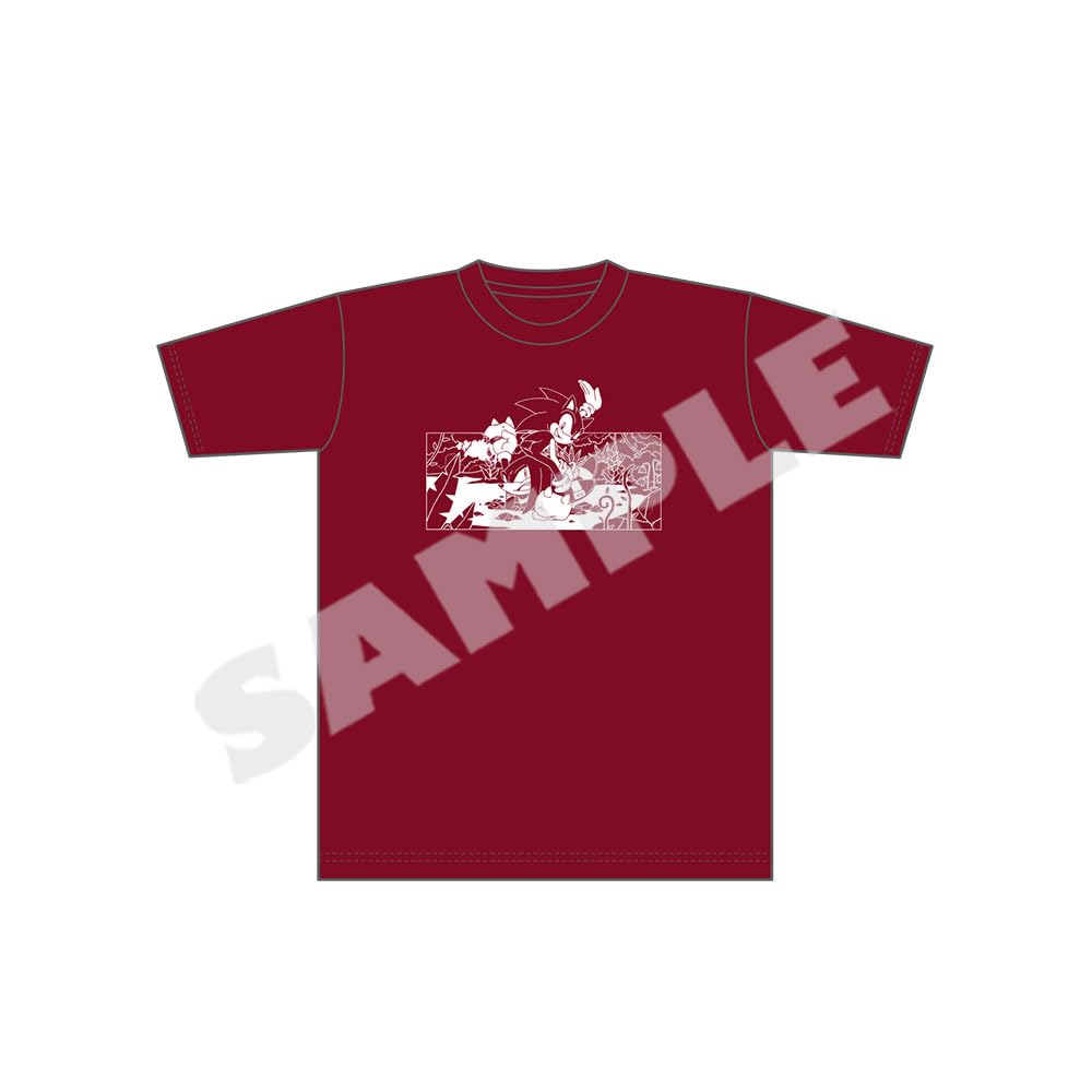 the Wallpaper Cover Story L "Sonic Hedgehog" T-Shirt <Sonic & Knuckles>