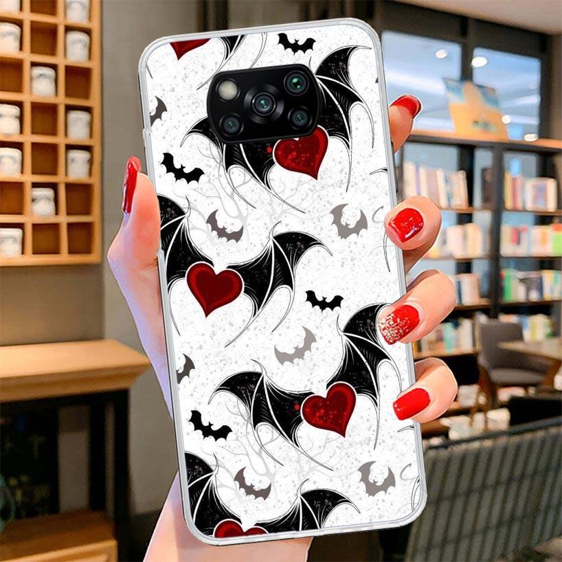 Gothic Vampire Scarlet Art Cover Phone Case For Xiaomi Poco F7 Ultra X7 X6 X5 Pro M7 Redmi 15C 15 13C 13 12C 12 10C 10 9A 9C 9T