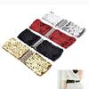Metal Buckle Sequined Wide Corset Belt Wide Elastic Elastic Waspie Belt  Casual Wear