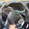 Car Accessories Hand Stitched Wear Resistant Microfiber Leather Steering Wheel Cover For Honda Civic 10 CR-V Clarity 2016-