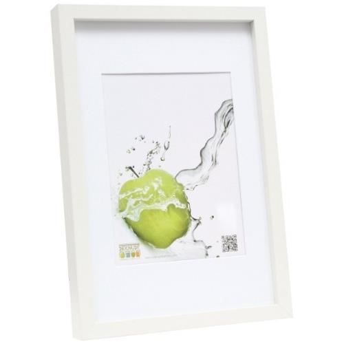 Cadre photo - DEKNUDT FRAMES - S40AK1-P1-30.0X40.0 - Bois/MDF blanc - 30 x 40 cm - Contemporain