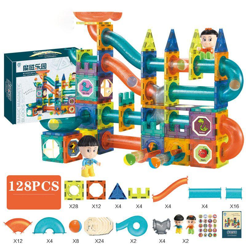 Magnetic Lighting Building Blocks With Multicolor Educational Design**