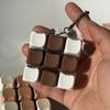 New 4/9Keys Keycap Pinch Toy Finger Keyboard Relief Stress Button Clicker Toy Mechanical Cat's Paw Fidget Keychain