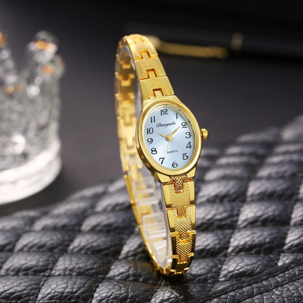 Oval Dial Women Quartz Watches Fashion Luxury Ladies Watch Stainless Steel Wristwatch Gift Dress Clock Reloj Mujer