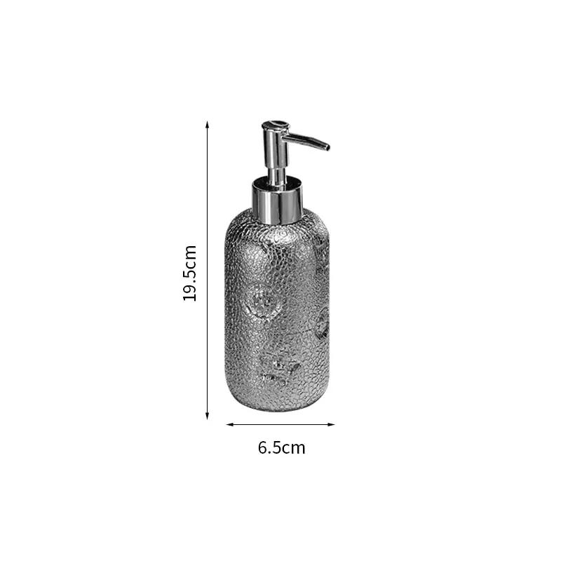 400ml luxury hand sanitizer bottle Hotel toilet shampoo shower gel lotion press bottle soap dispenser bathroom accessories