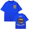 Rapper MGK Lost Americana Tour T-shirts Men Women Hip Hop Fashion Short Sleeve T-shirt Summer Casual Loose Cotton T Shirts