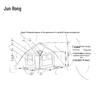Junrong 2002-5 Portable 5-Person Tent