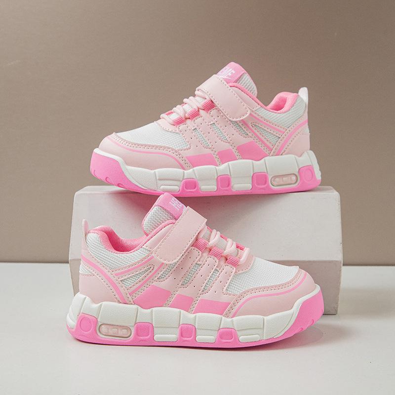 

Children s sports shoes new 2025 spring and autumn comfortable double net middle and older children s fashion casual shoes male and female students 26