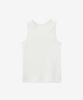 MINAV Cotton Ribbed Sleeveless [White]