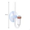 Aquarium Air Diffuser Carbon Dioxide Refiner Clear Small CO2 Bubble Marker for Glass Water