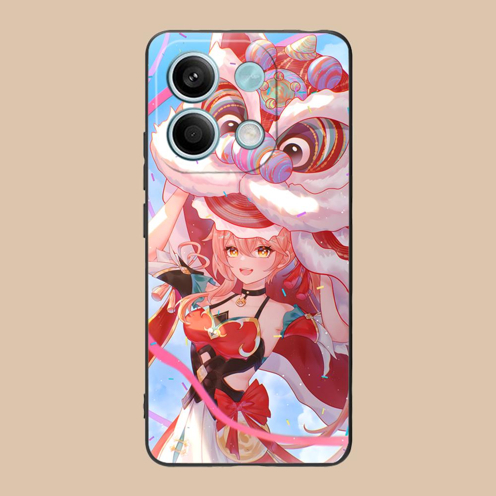 HSR Guinaifen Matte TPU Mobile Phone Case for Xiaomi 15 14 13 12 Mi 11 T Ultra Lite Pro S X 5G Colorful Printing Cover
