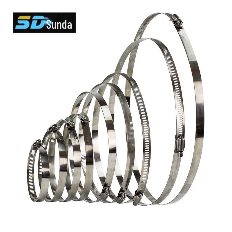 Stainless Steel Pipe Hose Clamp for 110mm Ducting