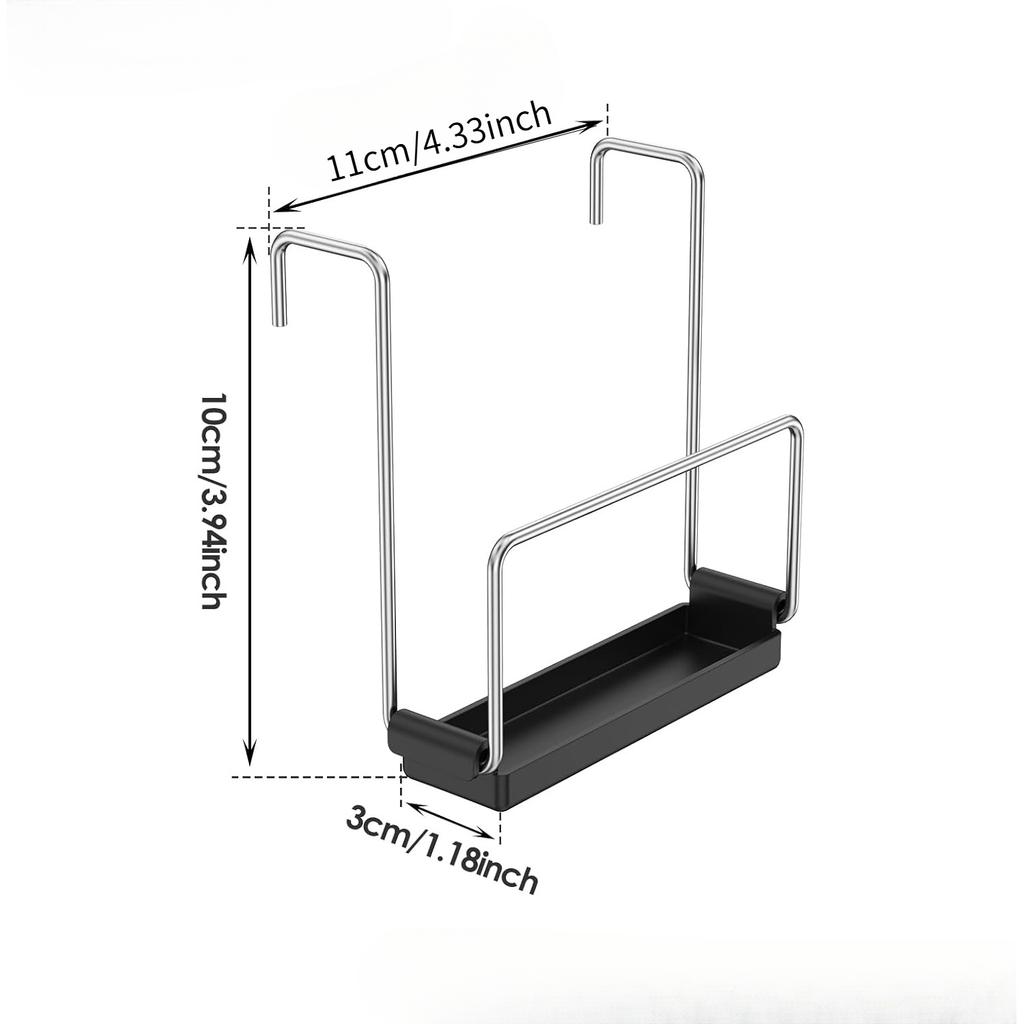 1pc Stainless Steel Slow Cooker Lid Holder, Pot Lid Organizer with Non-Slip Base, Space-Saving Countertop or Sink Storage Rack