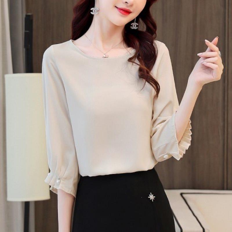 Abstract Chic Blouse With Modale Fabric For Office Work And Casual Wear