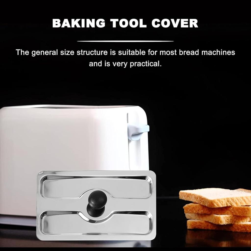 Stainless Steel Toaster Lid Replacement - Dust Cover for Bread Maker