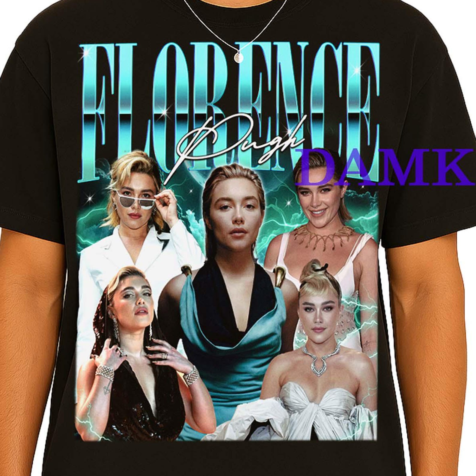 Florence Pugh Shirt, Florence Pugh Retro Tshirt, Florence Pugh Fan T-shirt, Florence Pugh Merch, Florence Pugh T-shirt Gift XL