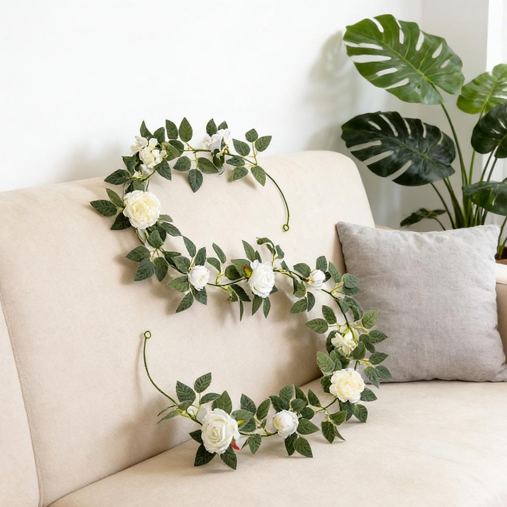 200cm Simulation Rose For Leaf and Vine Archway Floral Decoration for Weddings Parties Home Garden Event Setup