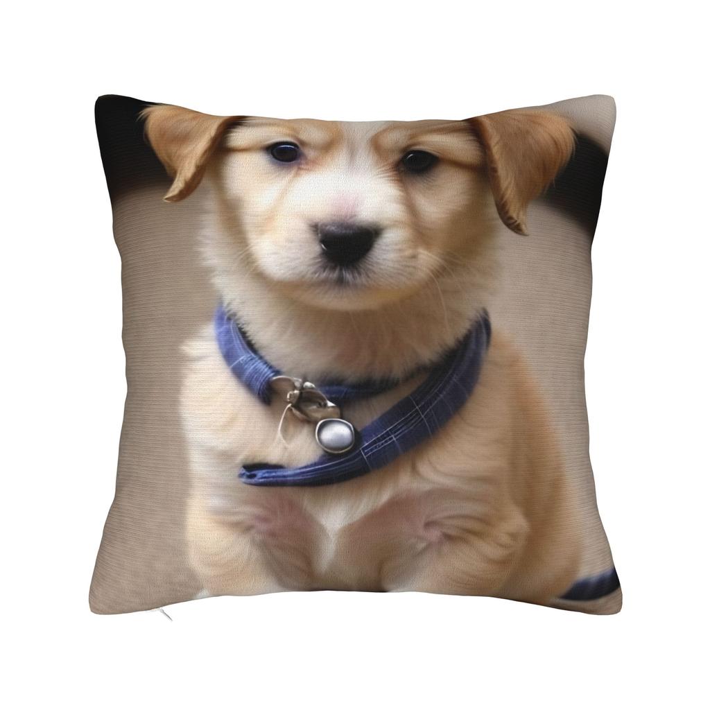 Cute Puppy Pet Pillow Cover Morden Pillow Case For Office Car Home Decor Soft Cushion Cover Gift