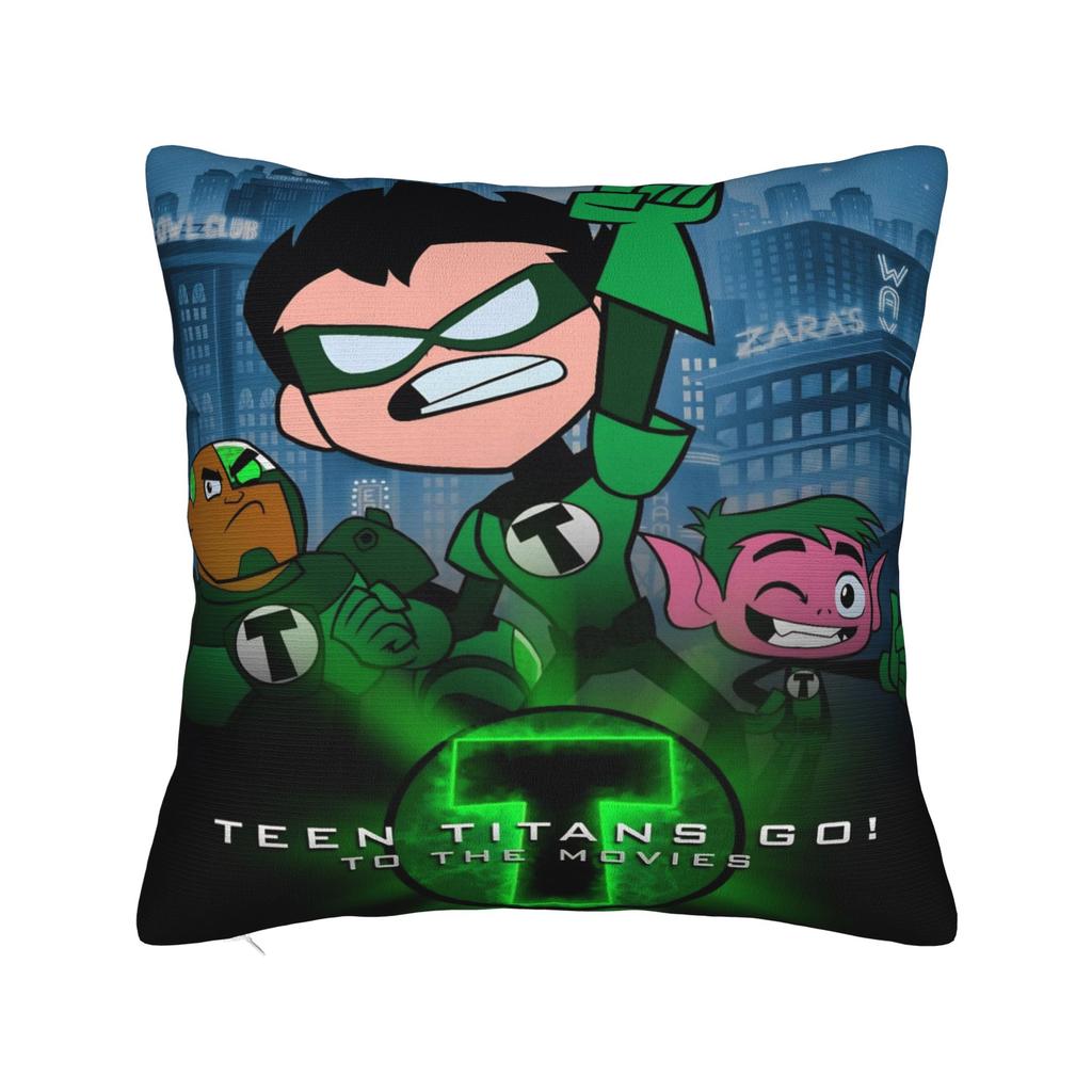 Teen Titans Go Beast Boy Μαξιλαροθήκες Είδη Πώλησης Εκτυπωμένο Κάλυμμα Μαξιλαριού Διακόσμηση Κάλυμμα Μαξιλαριού Καναπέ Πολλαπλών Μεγεθών