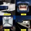 COB Car Cargo Interior Light Panel 12V/24V, Wide Area LED, Aluminum Base, 4 Pack