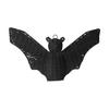 Halloween Bat Door Hanging Decoration, Black Paper Rope Wall Ornament for Window Ceiling Backdrops Home Display