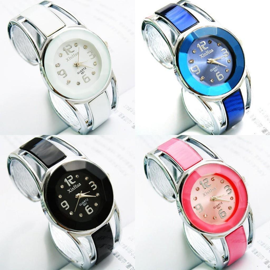 Unisex Bracelet Watch Quartz Analog Wristwatch In Vibrant Candy Colors For Everyday Style