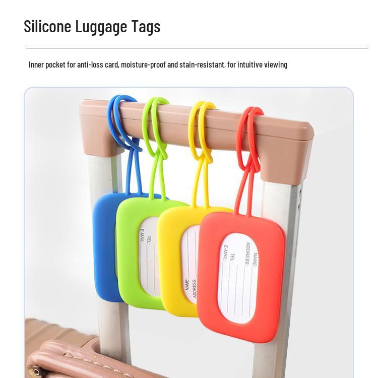 Kofferanhänger: Reiseanhänger im Bordkarten-Stil für Koffer