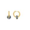 Luxenter Earrings In Natural Lapis Lazuli and 18k Gold Plated - Noku