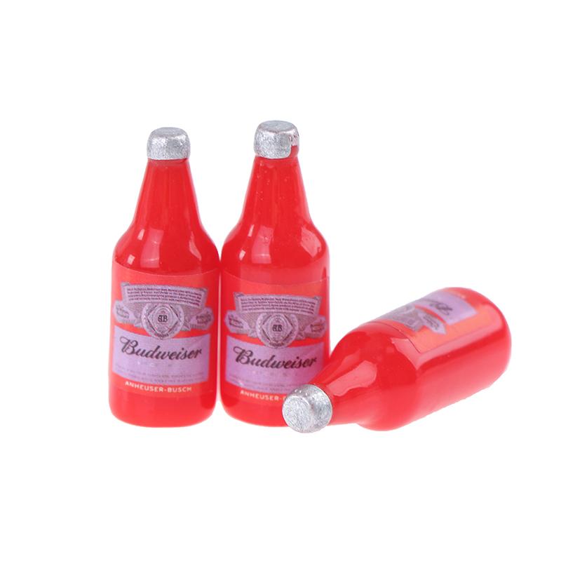 Miniature Food And Play Shooting Props Simulation Mini Beer Bottle