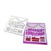 Christmas Letter Gift Box Cutting Dies Scrapbooking DIY Steel Embossing Cutting Die Template