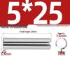 304 Stainless Steel Slotted Spring Pin, Cylindrical Shaft Pin, Locating and Hollow Pin (M5-M12)